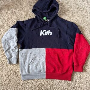 Kith Blue and Gray Sweatshirts Casual Wear